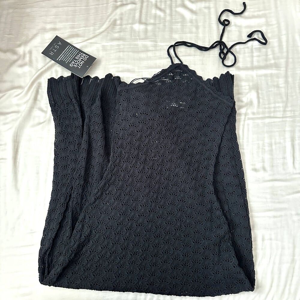 ASTR the Label Shira Maxi Dress in Black NWT - Picture 4 of 6